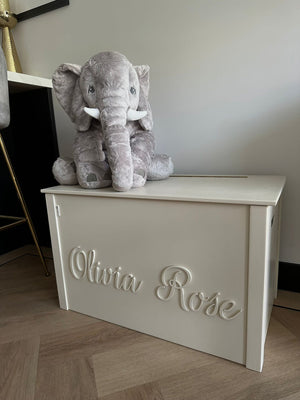 Speelgoedkist gepersonaliseerd