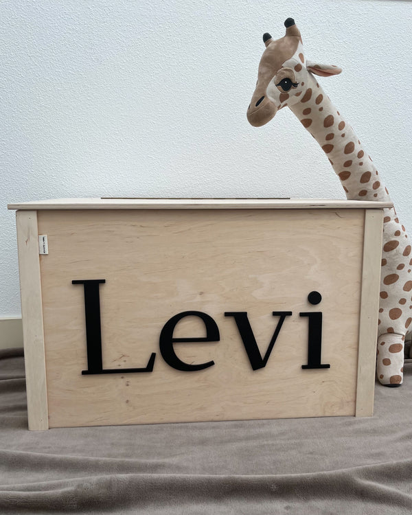 Houten speelgoedkisten