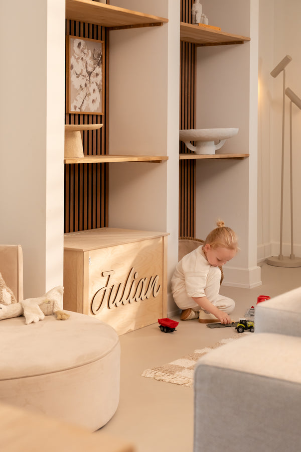 Houten speelgoedkisten