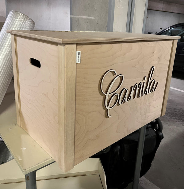 Houten speelgoedkisten