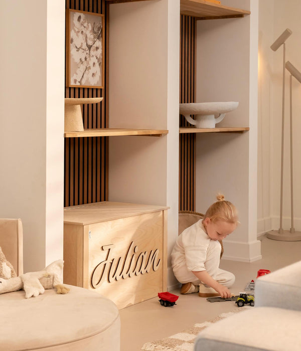 Houten speelgoedkisten